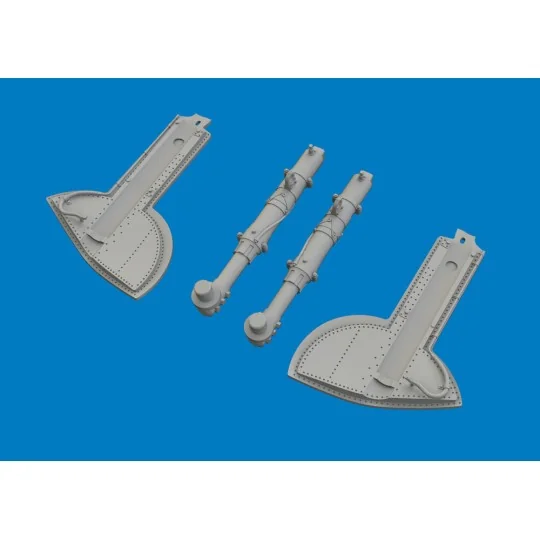 Spitfire Mk.Vc undercarriage legs PRINT for Eduard, 1/48 - Eduard A...