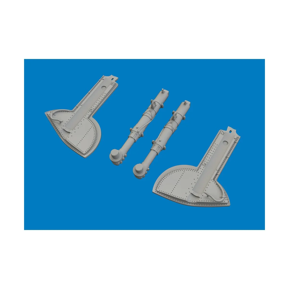 Spitfire Mk.Vc undercarriage legs PRINT for Eduard, 1/48 - Eduard A...