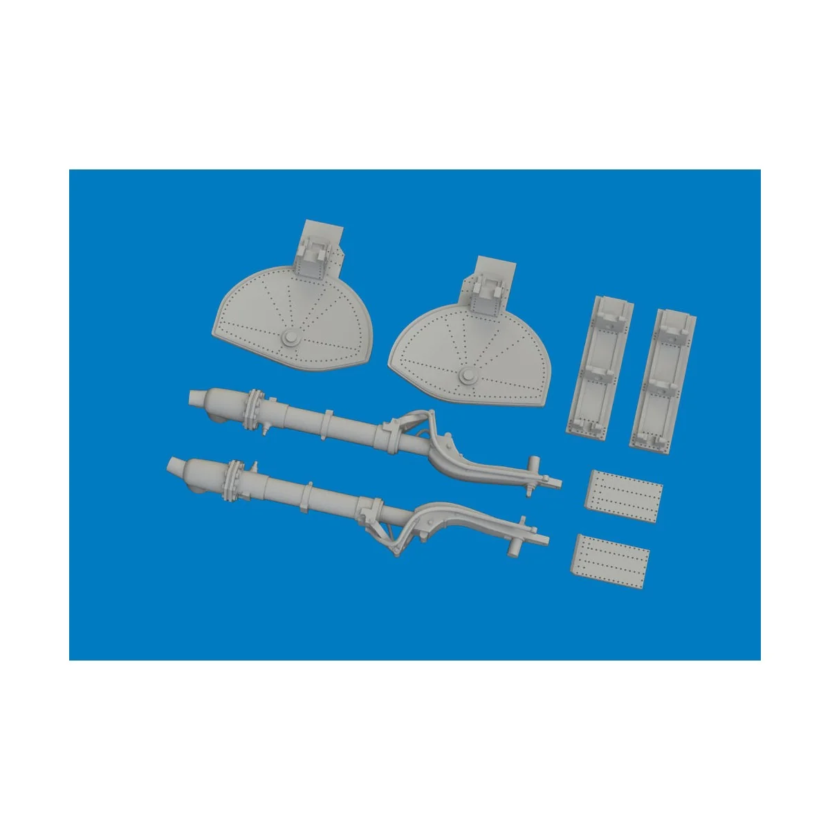 A6M undercarriage legs PRINT for Eduard, 1/48 - Eduard Accessories ...