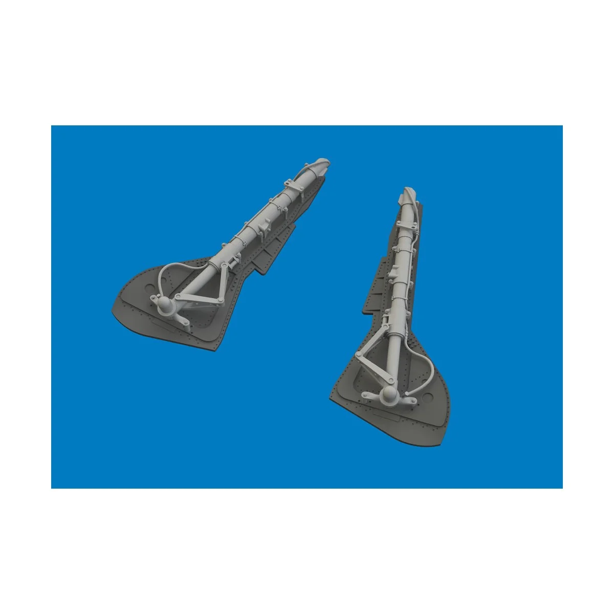 Fw 190A-8/R2 undercarriage legs PRINT for Eduard, 1/48 - Eduard Acc...