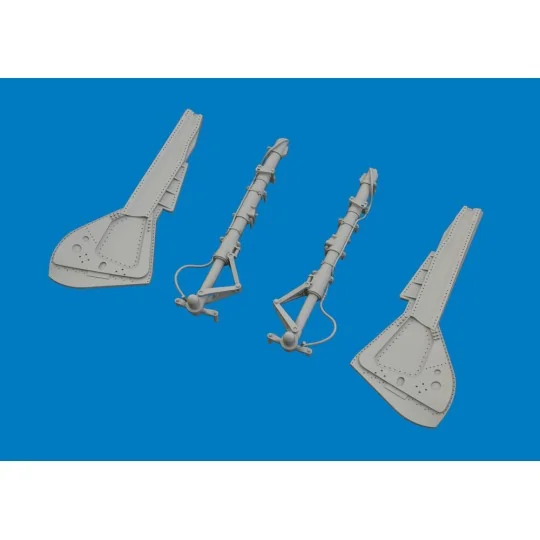 Fw 190A-8 undercarriage legs PRINT for Eduard, 1/48 - Eduard Access...