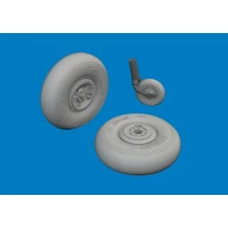 Hurricane Mk.I wheels for Arma Hobby, 1/48 - Eduard Accessories 648...