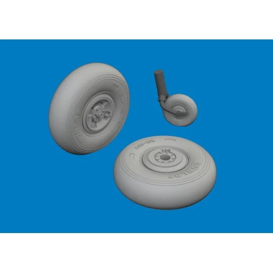 Hurricane Mk.I wheels for Arma Hobby, 1/48 - Eduard Accessories 648...