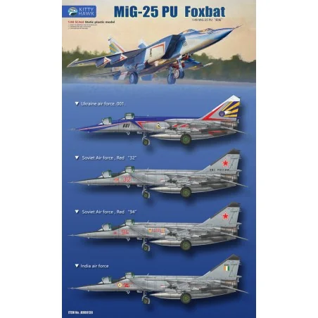 MIG-25 PU Foxbat, 1/48 - Kitty Hawk KH80136