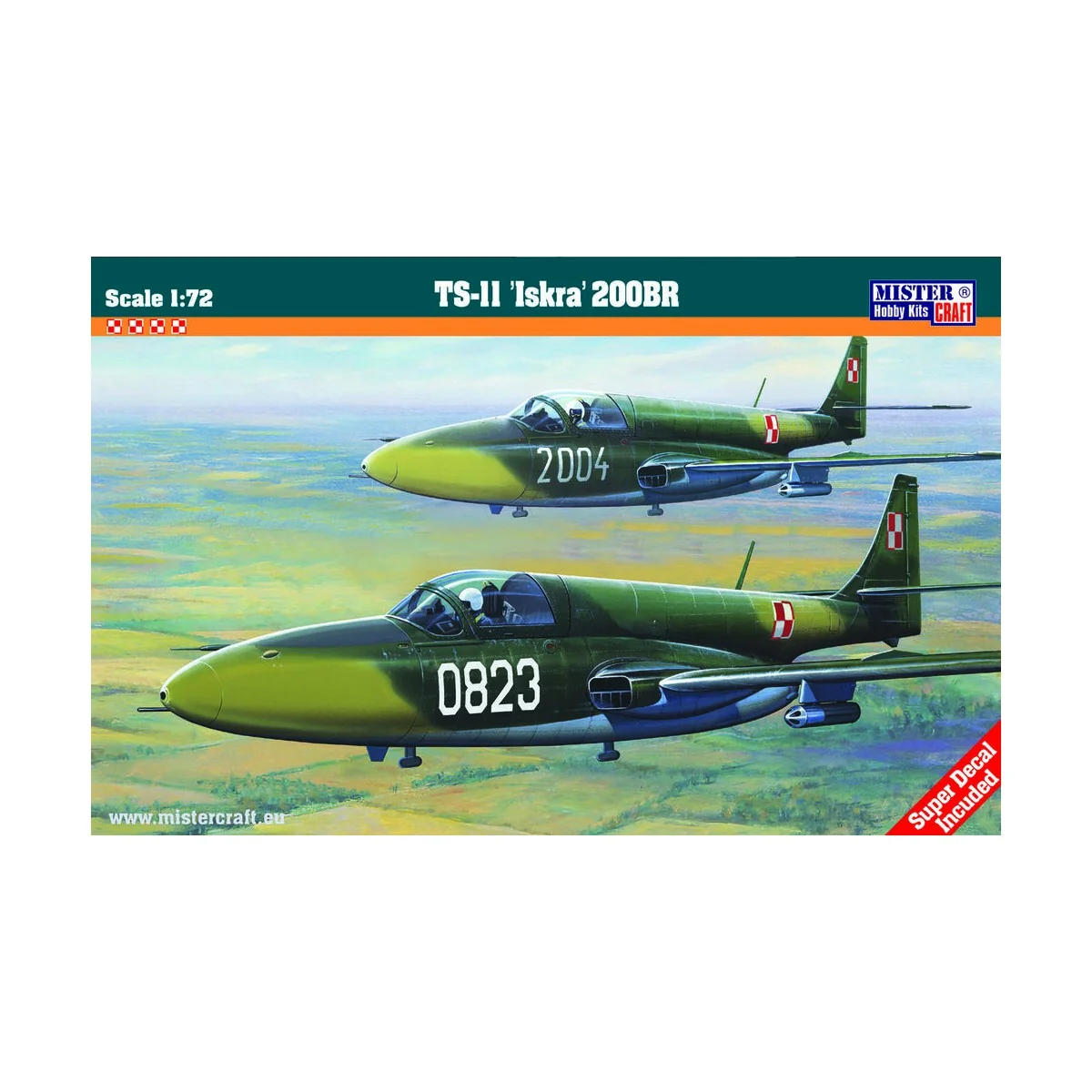 TS-11 Iskra 200BR, 1/72 - Mistercraft C-21