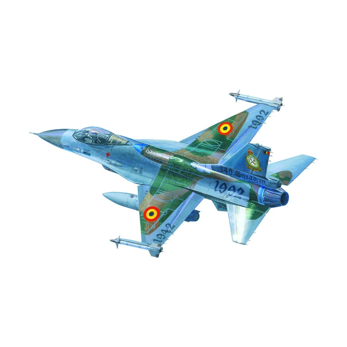 F-16A Block 5 Spitfire Falcon, 1/48 - Mistercraft G-03