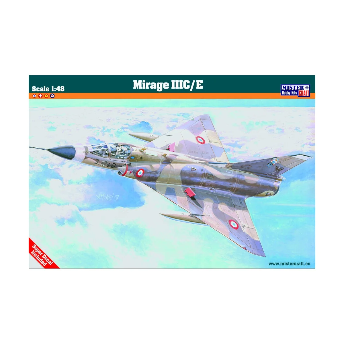 Mirage III/E, 1/48 - Mistercraft G-80