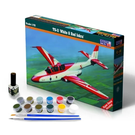 TS-11 White & Red Iskra START SET, 1/72 - Mistercraft SC-22