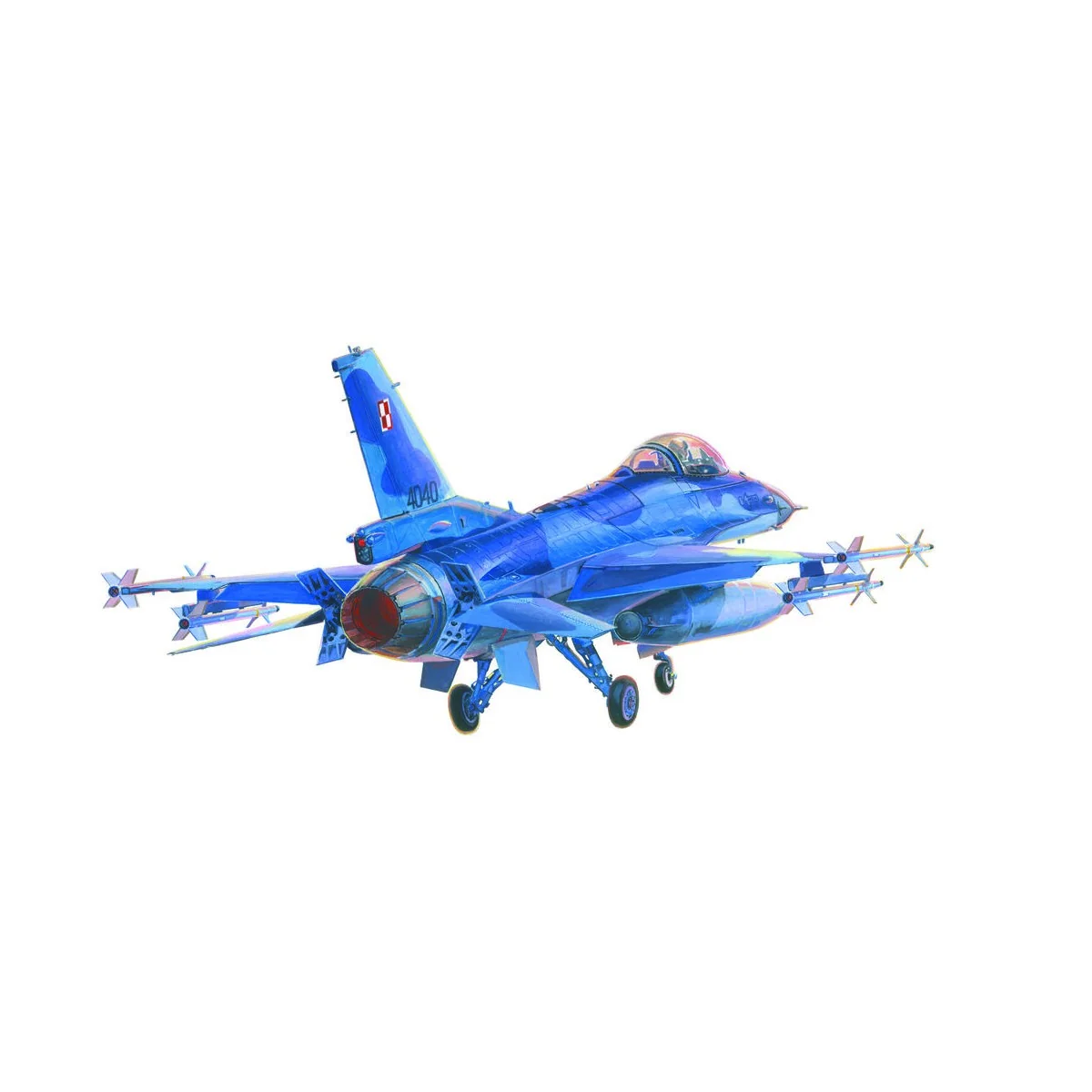 F-16C BLOCK 52 + JASTRZAB HAWK, 1/48 - Mistercraft G-116