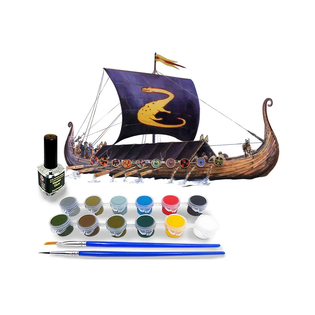 Drakar Oseberg START SET, 1/180 - Mistercraft SD-209