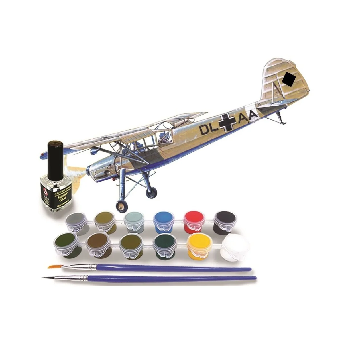 Fi-156 C-3 Rommels Storch START SET, 1/72 - Mistercraft SD-204