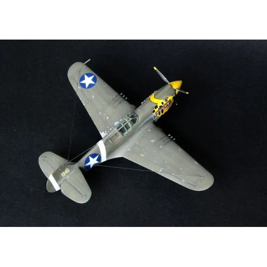 P-40E Aleutian Tiger START SET, 1/72 - Mistercraft SD-202