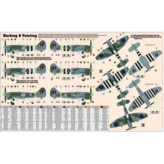 Hawker Tempest Mk.V START SET, 1/72 - Mistercraft SD-213