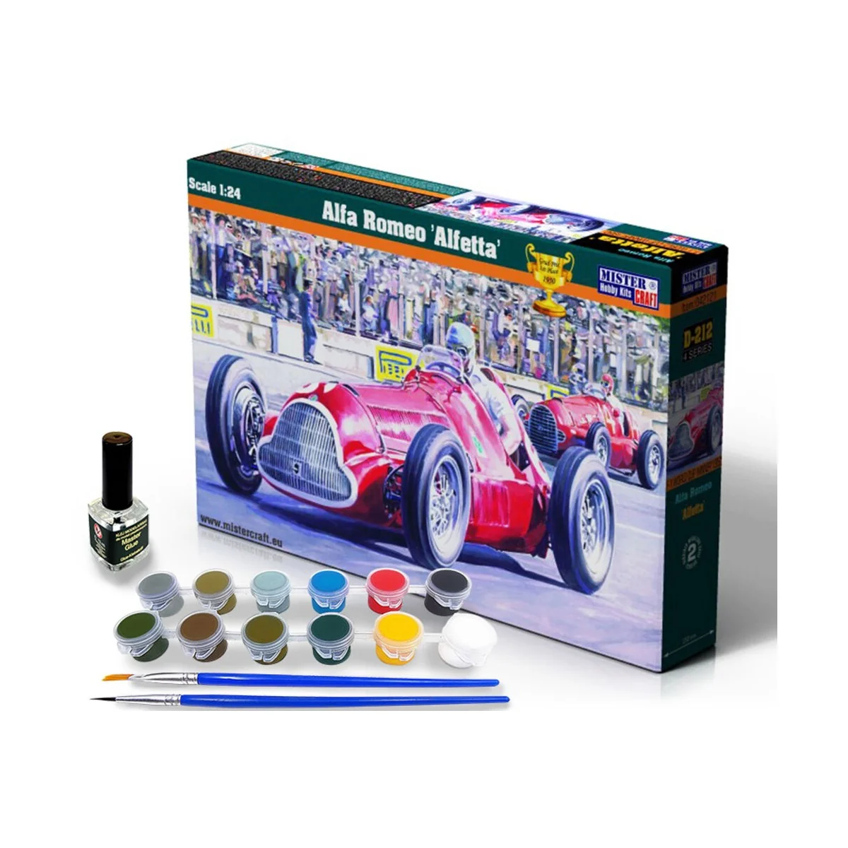 Alfa Romeo Alfetta START SET, 1/24 - Mistercraft SD-222