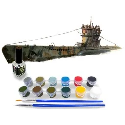 Das U-Boot VIIC U-617 START SET, 1/400 - Mistercraft SD-290 2