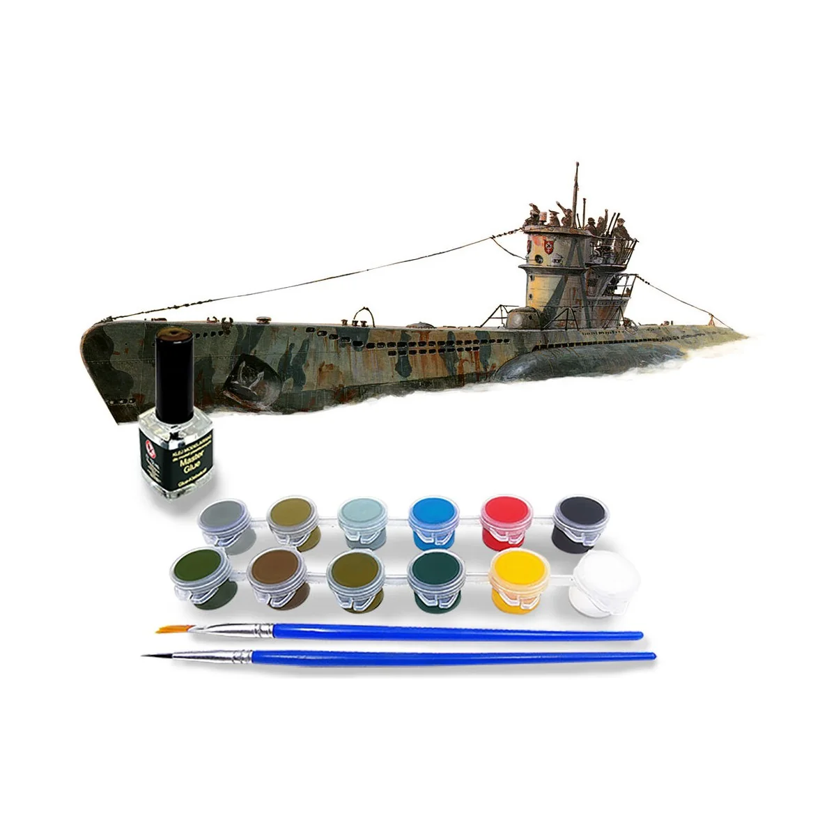 Das U-Boot VIIC U-617 START SET, 1/400 - Mistercraft SD-290