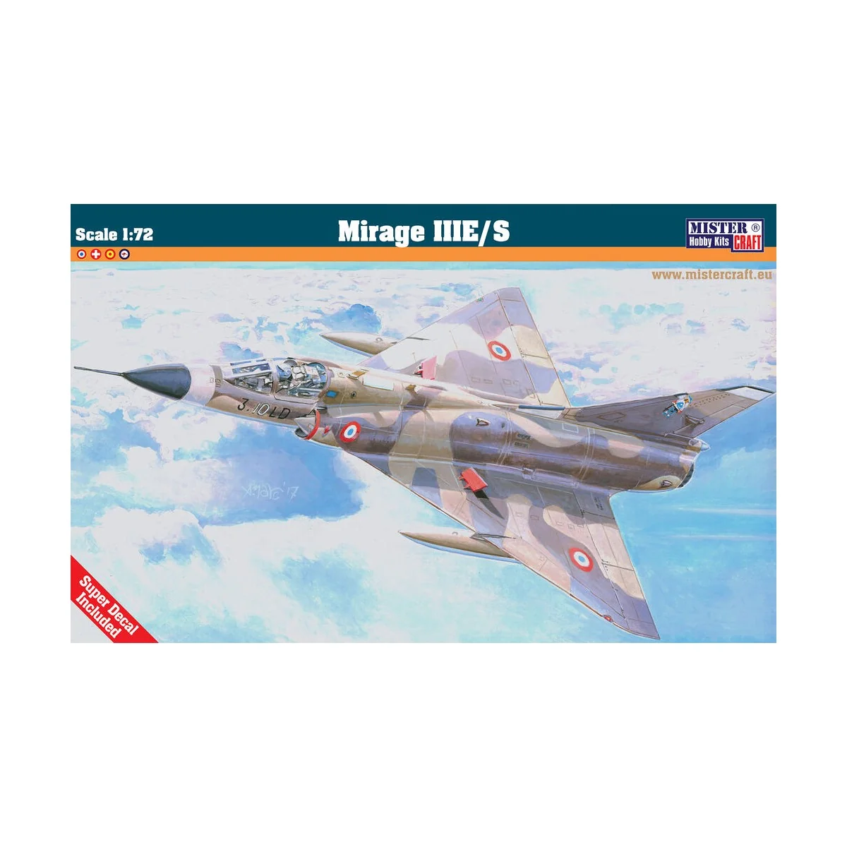 Mirage III E/S START SET, 1/72 - Mistercraft SE-33