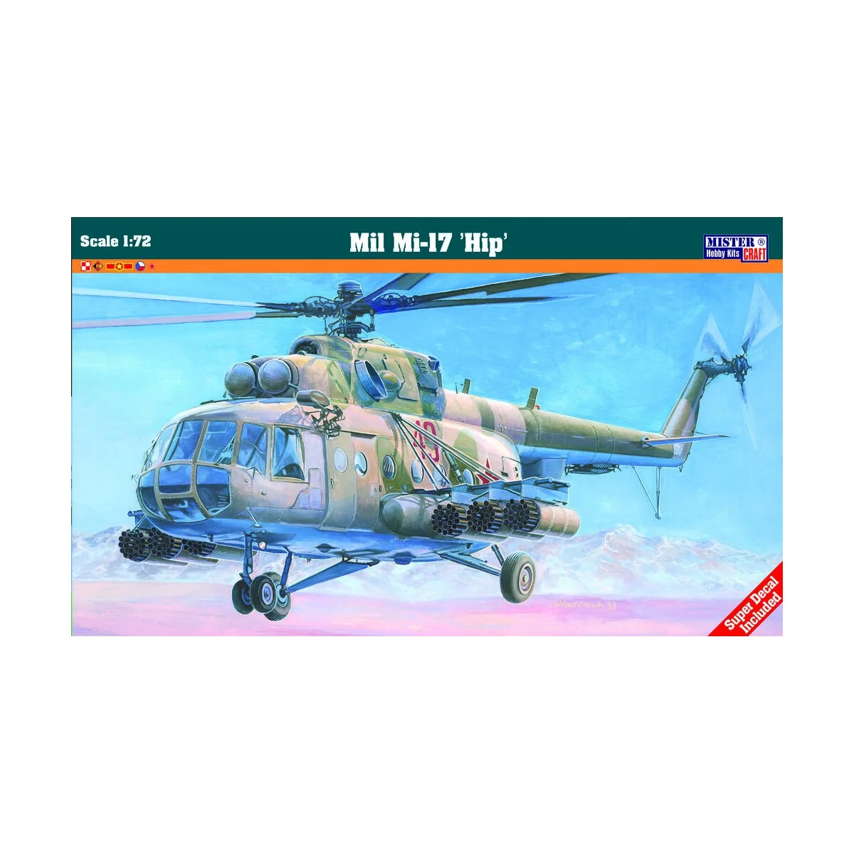 Mil Mi-17 Hip START SET, 1/72 - Mistercraft SF-01
