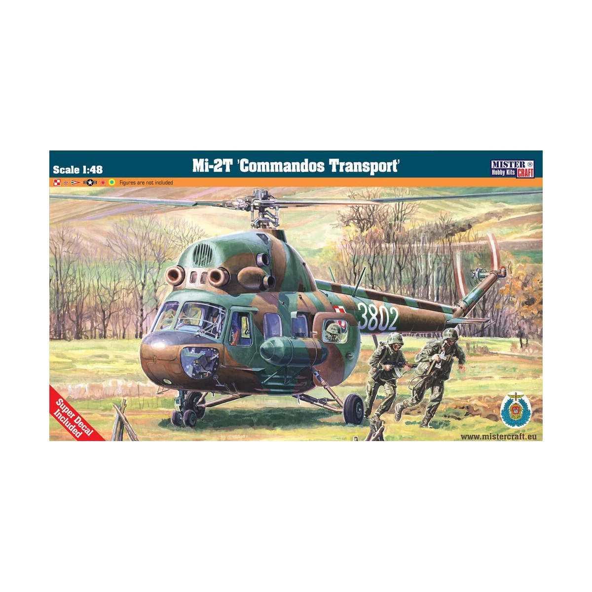 Mi-2T Commandos Transport START SET, 1/48 - Mistercraft SF-152