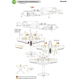 Nakajima Ki-84 Hayate (Frank) - STENCILS - Imperial Japanese Army A... 2