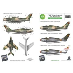 F-84F Thunderstreak part 1 - Belgian Air Force, 1/48 - Art Scale Ki... 2