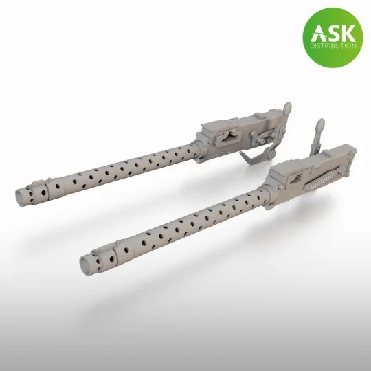 A6M Zero machine guns Type 97 7.7mm, 2 pc. - ASK 3D Print, 1/48 - A...