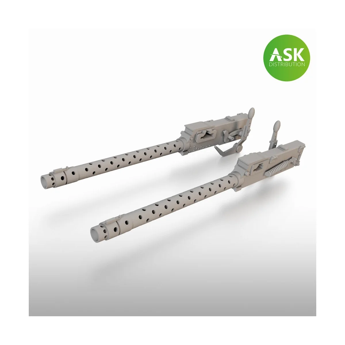A6M Zero machine guns Type 97 7.7mm, 2 pc. - ASK 3D Print, 1/48 - A...