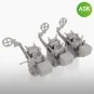 Gun Sight Type 98 - Japan WWII, 3 pc. in three different sight vari...