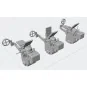 Gun Sight Type 98 - Japan WWII, 3 pc. in three different sight vari...