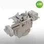 Gun Sight Type 98 - Japan WWII, 3 pc. in three different sight vari...