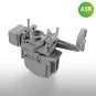 Gun Sight Type 98 - Japan WWII, 3 pc. in three different sight vari...