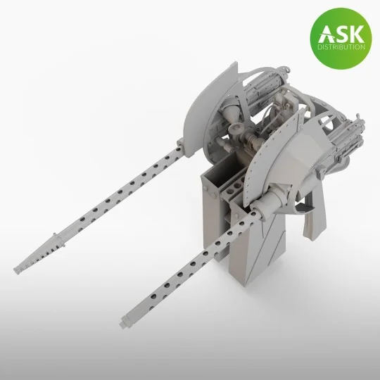 B-25 Mitchell Top Dorsal turret - gun set for HK Model, 1/48 - Art ...