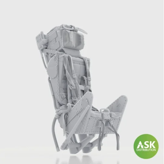 Ejection Seat - M.B Mk.2E with seat belts, with survival pack for R...