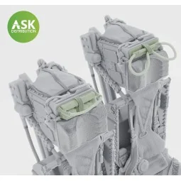 Ejection Seat - M.B Mk.2E with seat belts, without survival pack fo... 2