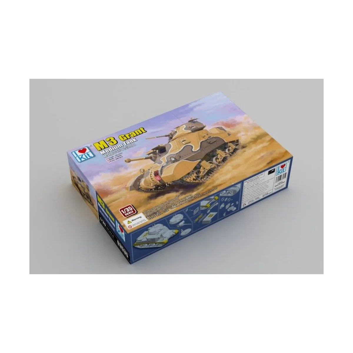 M3 Medium Tank, 1/35 - I LOVE KIT 63535