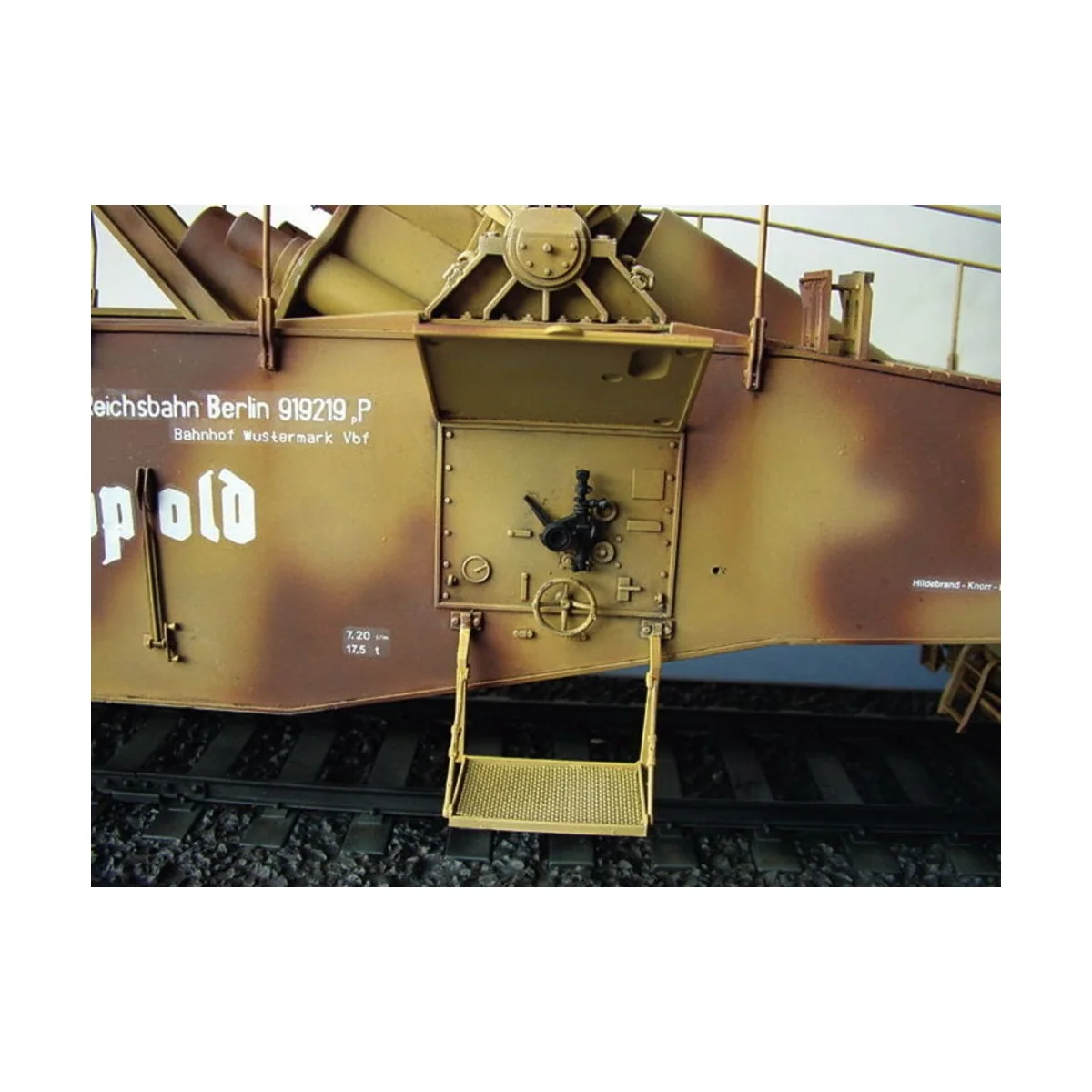 Eisenbahngeschütz Leopold 280mm K5 (E), 1/35 - Trumpeter 00207