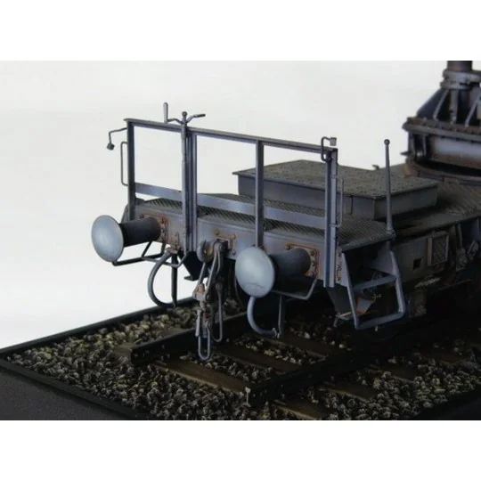 Mörser Karl Gerät 040/041 auf Eisenbahn-Transport-Trailer, 1/35 - T...