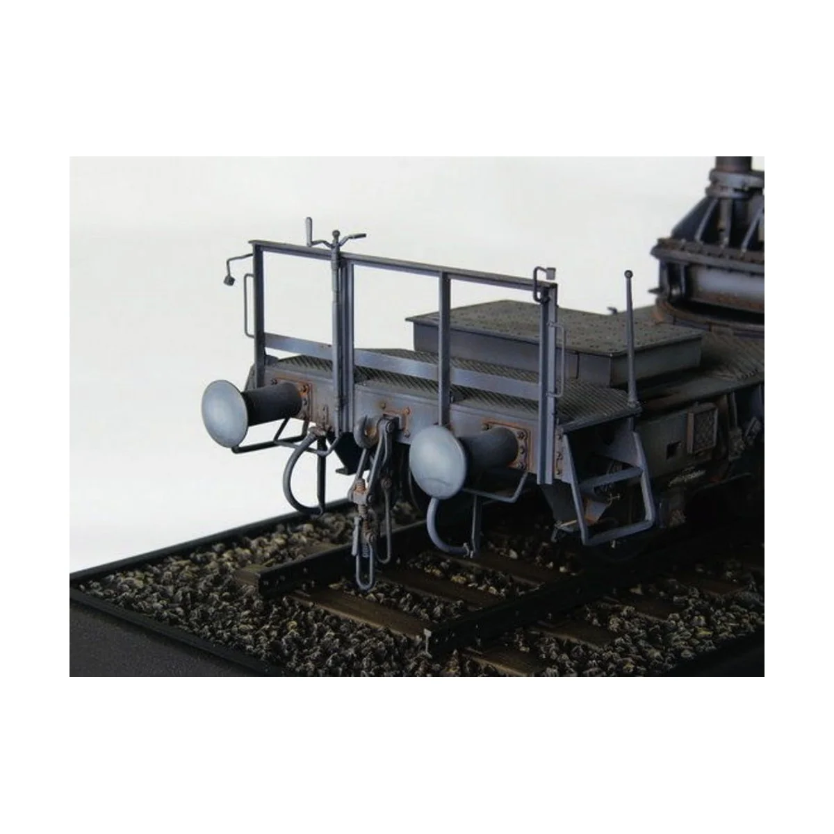 Mörser Karl Gerät 040/041 auf Eisenbahn-Transport-Trailer, 1/35 - T...