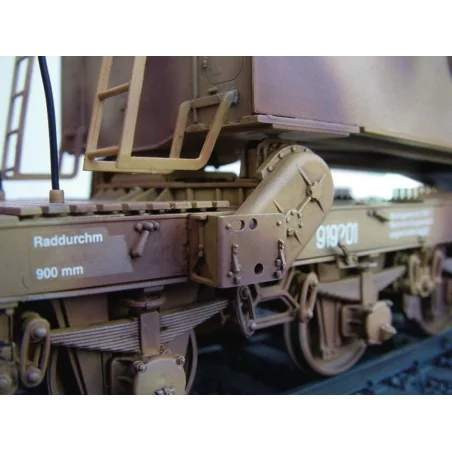 Eisenbahngeschütz Leopold 280mm K5 (E), 1/35 - Trumpeter 00207