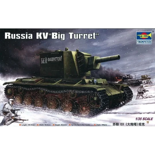 Russischer KV ''Big Turret'', 1/35 - Trumpeter 00311
