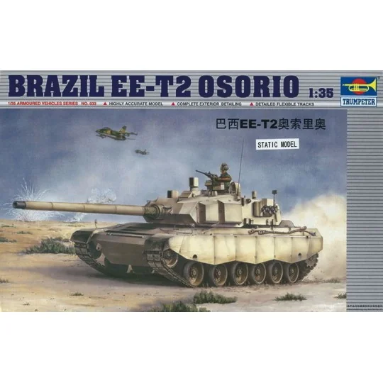 Brasilianischer Panzer EE-T2 Osorio, 1/35 - Trumpeter 00333