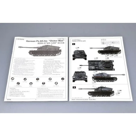 German Pz.Sfl. IVa Dicker Max, 1/35 - Trumpeter 00348