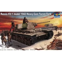 Russland KV-1 (1942) Heavy Gust Turret Tank, 1/35 - Trumpeter 00359