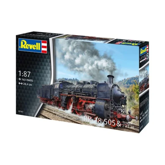 Schnellzuglokomotive BR 18 505 mit Tender 2'3' T38 - Revell 02167