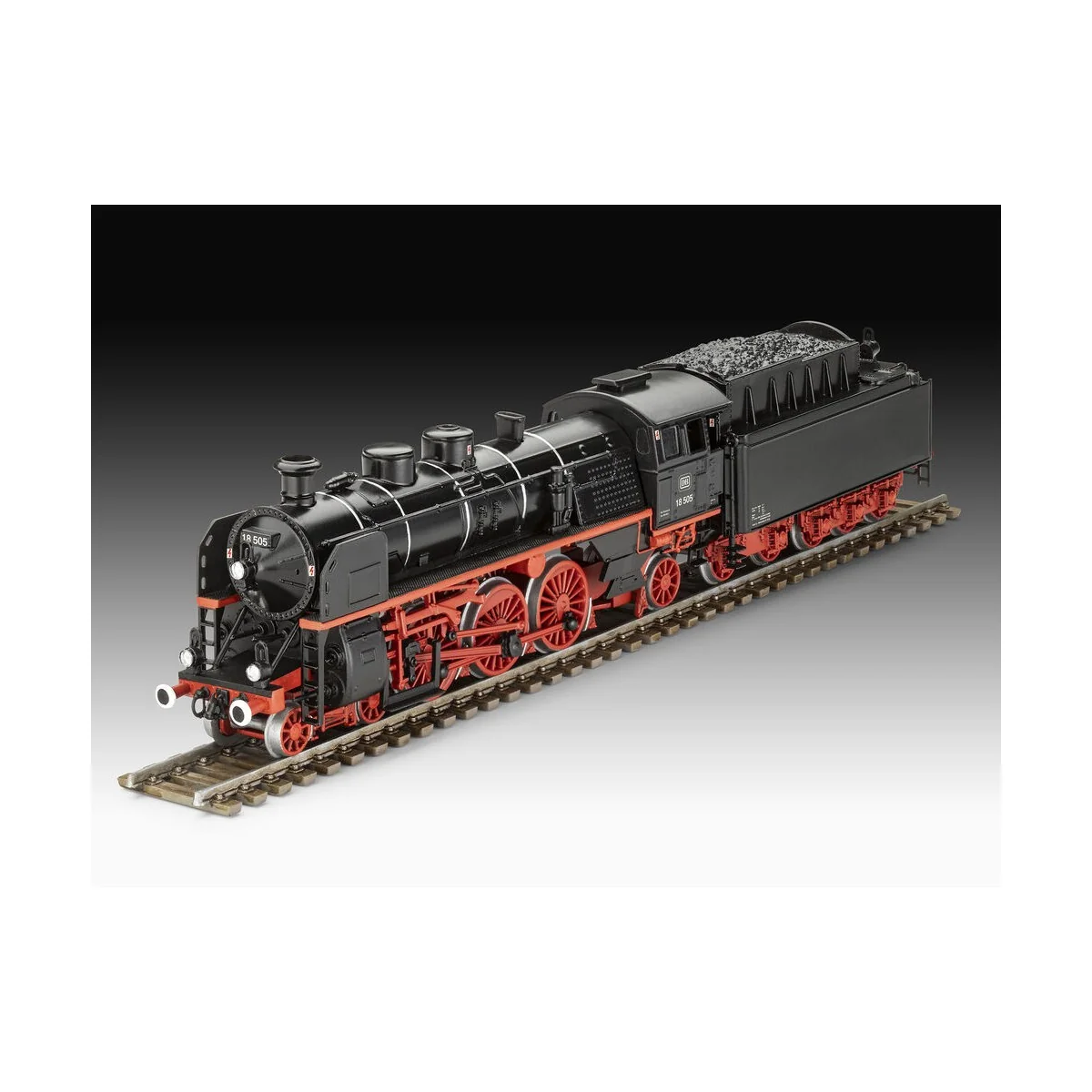 Schnellzuglokomotive BR 18 505 mit Tender 2'3' T38, 1/87 - Revell 0...