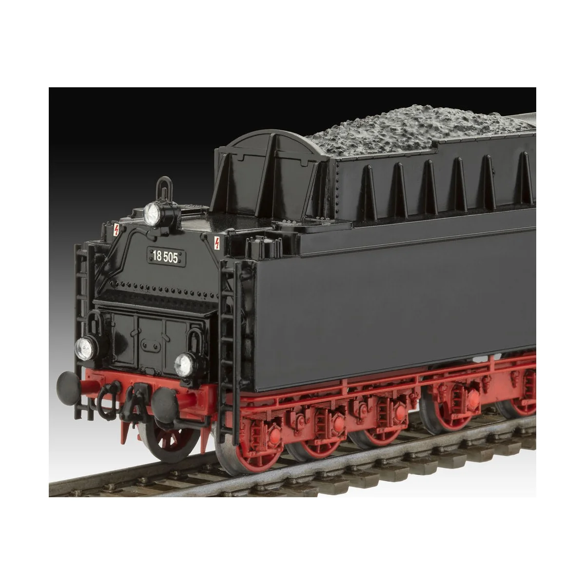 Schnellzuglokomotive BR 18 505 mit Tender 2'3' T38, 1/87 - Revell 0...