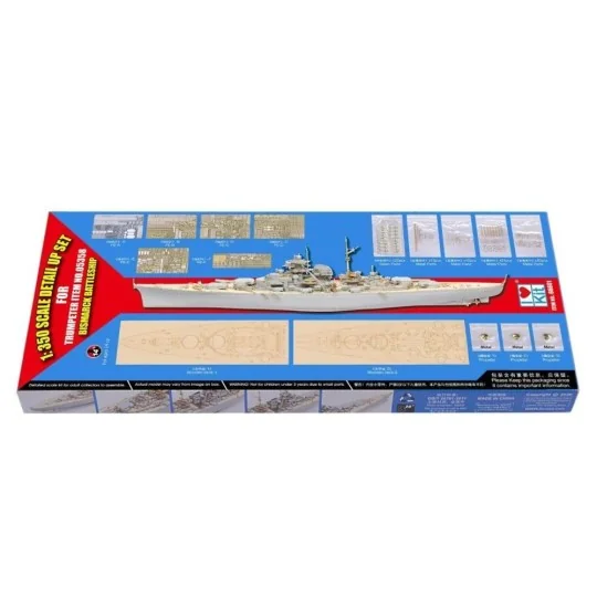 BISMARCK 1941 DETAIL UP SET for 05358, 1/350 - I LOVE KIT 66601