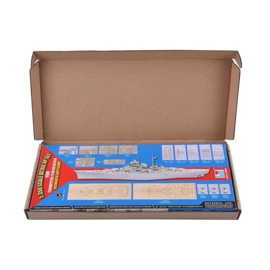 BISMARCK 1941 DETAIL UP SET for 05358, 1/350 - I LOVE KIT 66601