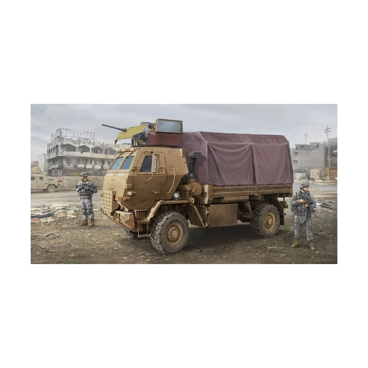 M1078 LMTV (Armor CAB), 1/35 - Trumpeter 01009