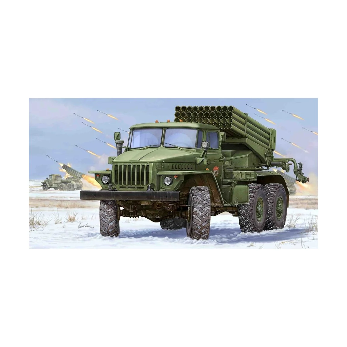 Russian BM-21 Hail MRL-Early, 1/35 - Trumpeter 01013